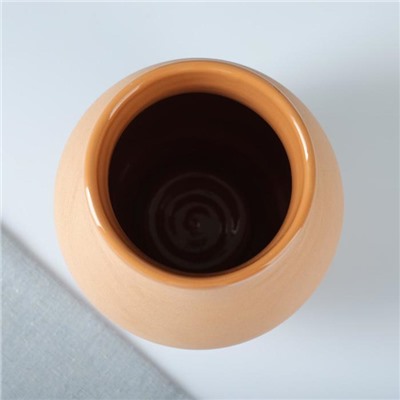 Крынка Борисовская керамика «Классика», 1 л, бежевая