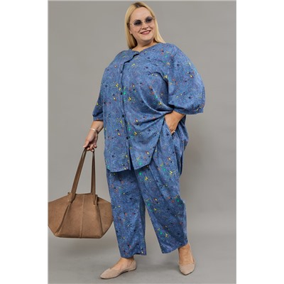 Костюм с брюками К-01 больших размеров НАТАЛИ, 1224907