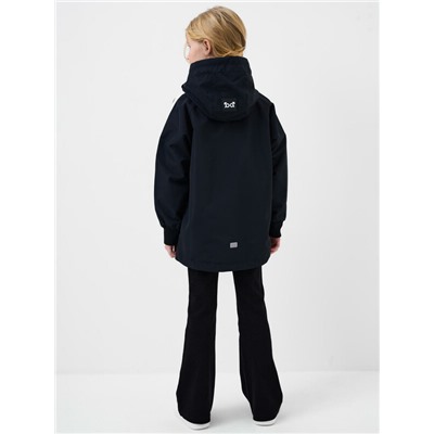 Куртка текстильная с полиуретановым покрытием для девочек (ветровка)