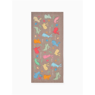 Дорожка пасхальная на стол Этель «Зайцы» 30×70 см, 100% хлопок, саржа 190 г/м²