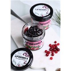 Конфитюр таежный ТАЕЖНАЯ БРУСНИКА / 100 г / банка / Солнечная Сибирь
