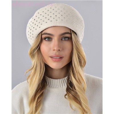 Бархат стразы россыпь Берет флис (56-58)