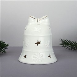 Фигурка Колокольчик с подсветкой 10 см / YZ23775 /уп 48/Новый год