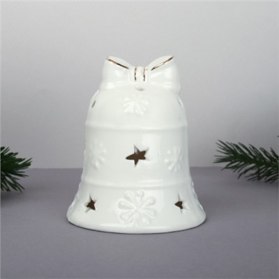 Фигурка Колокольчик с подсветкой 10 см / YZ23775 /уп 48/Новый год