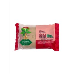 EKEL - МЫЛО ОТШЕЛУШИВАЮЩЕЕ С ЭКСТРАКТОМ ЖЕНЬШЕНЯ PEELING SOAP RED GINSENG, 150 ГР