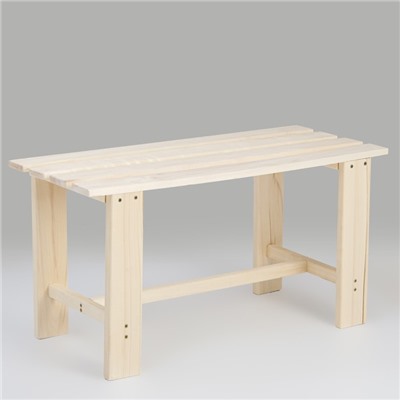 Лавка деревянная, 80×35×41 см, «Добропаровъ»