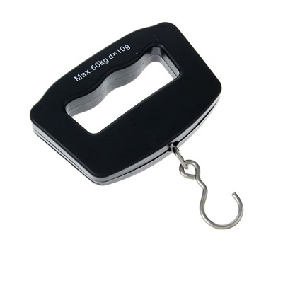 УЦЕНКА Весы - безмен Luazon LV-506, электронные, до 50 кг, точность до 10 г, подсветка, чёрные