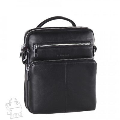 Сумка мужская кожаная 812-2BSH black Heanbag