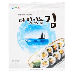 Жареная морская капуста «КИМ» (нори для суши и роллов) VCA, Корея, 20 г