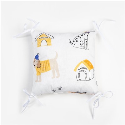 Бортики в кроватку Крошка Я «My doggy» (35×35 см - 8 шт.), 100% хлопок