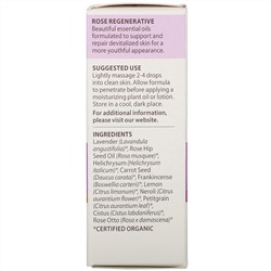 Pranarom, Essential Oil, Rose Regenerative Facial Oil, .17 fl oz (5 ml)