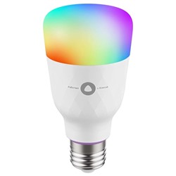 Умная лампа Яндекс, работает с Алисой (YNDX-00018), светодиодная, цветная, 8 Вт, 900 Лм, E27, 220В