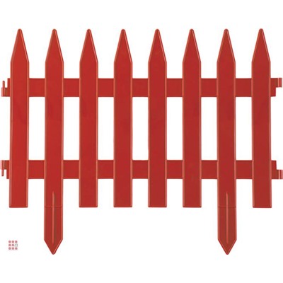 Забор декоративный № 1 (терракот)