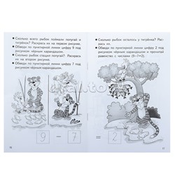 Рабочая тетрадь. Прибавляем и вычитаем. Число  9. 5-6 лет Бортникова