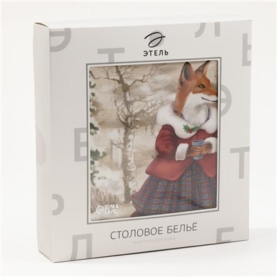 Скатерть новогодняя «Этель» Winter holidays, 150×110 см ±3 см с ГМВО, 100% хлопок