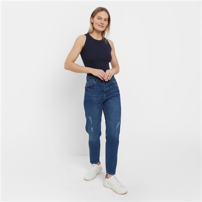 Джинсы женские, цвет тёмно-синий, размер 36 (42)