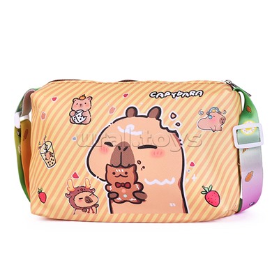 Сумочка детская "Дружные капибары" 19*14*6 см.