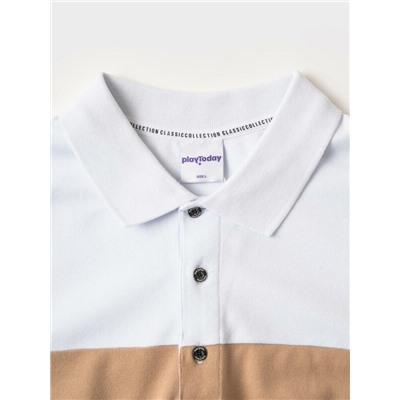 Джемпер трикотажный с воротником поло для мужчин