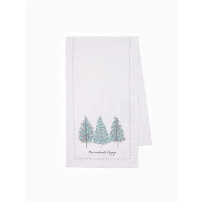 Дорожка новогодняя на стол «Этель» «Сказочный лес» 40×147 ± 5 см, 100% хл, саржа 190 г/м²