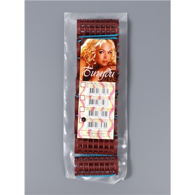 Бигуди на резинке, d=2.7 см, 8 шт., МИКС