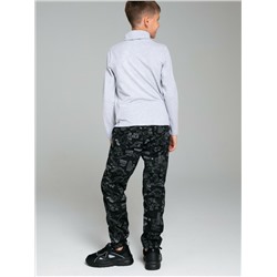 Брюки текстильные джинсовые утепленные флисом для мальчиков