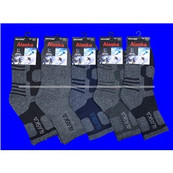 АЛЯСКА Термоноски мужские ШЕРСТЯНЫЕ спортивные ВНУТРИ МАХРА арт. 1229