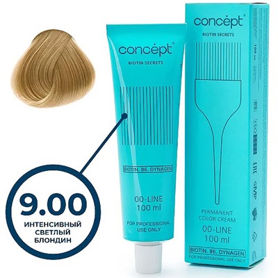 CONCEPT Biotin Secrets Крем-краска 9.00 интенсивный светлый блондин 100 мл