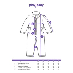Комбинезон из футера с начесом для мальчика