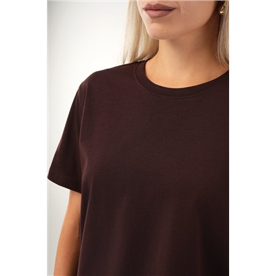 Женская базовая хлопковая футболка Happyfox