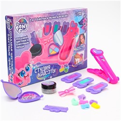 УЦЕНКА Набор мелки для волос с аксессуарами с блёстками 2в1 «Студия красоты» My little pony