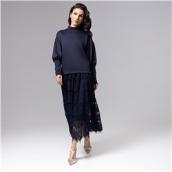 Платье комбинированное с кружевом, История в кружевах