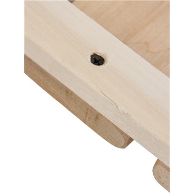 УЦЕНКА Полка вешалка с зеркалом, большая, 3 крючка