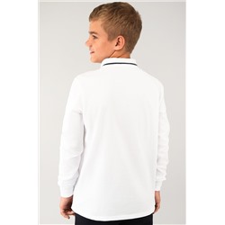 Рубашка-поло с длинным рукавом для мальчика Happyfox