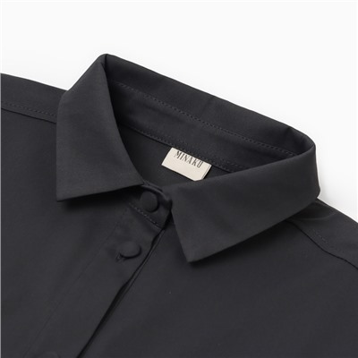 Платье мини женское MINAKU: Safari, графит, размер 42