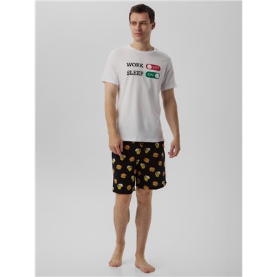 Пижама мужская KAFTAN Work off, размер 48