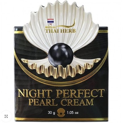 Жемчужный ночной крем для лица