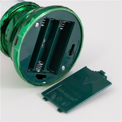 Лава лампа «Елка» LED 3хААА, USB зеленый 6.5×6.5×23.7 см