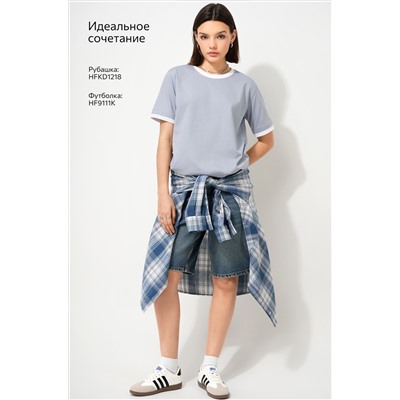 Женская базовая футболка из хлопка с кантом 3 шт. Happyfox