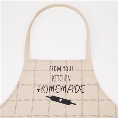 Фартук Этель Homemade, размер 60×70 см, 100% хлопок, саржа 190 г/м²