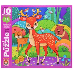 IQ Пазл макси 25 "Олень в лесу" 2+