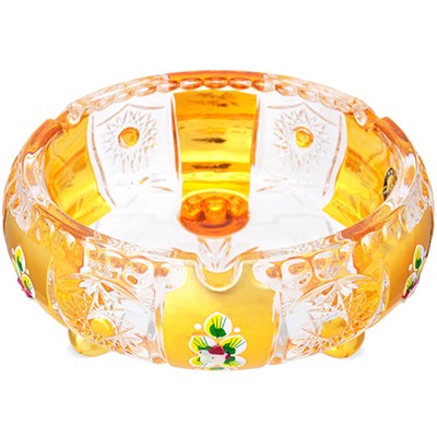 588-052 Конфетница 15см..GOLDEN/стекло(х24)