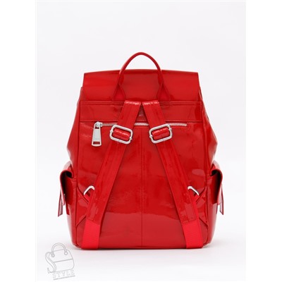 Рюкзак женский кожаный 18337-8 red Polina&Eiterou  в Новосибирске