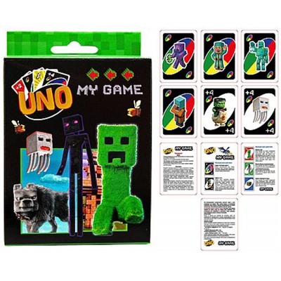 Игра Настольная игра УНО/UNO "Моя игра" (My Game) коробочка с подвесом 78407 Centrum