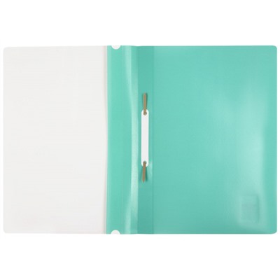 Скоросшиватель А4 пластиковый  бирюзовый 0,18мм TC4018Z inФОРМАТ