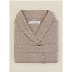 Халат вафельный женский SL HOME: Waffle «Саббиа», размер M, хлопок 100%, коричневый