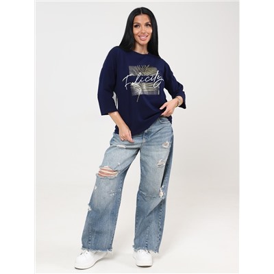 Хоста - футболка чернильный