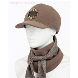 Дана стразы Комплект (бейсболка+бактус) (57-59)