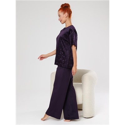 Элнора-Жаккард - костюм сливовый