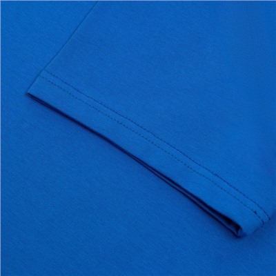 Футболка женская однотонная MINAKU: Basic line, цвет электро, размер 54