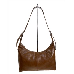 Женская сумка из искусственной кожи, цвет  коричневый